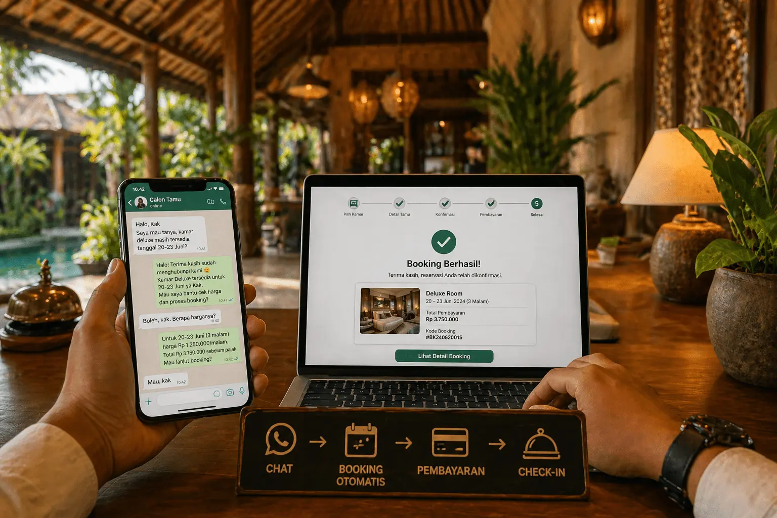 Rahasia Mengubah Chat WhatsApp Menjadi Booking Otomatis